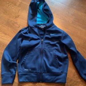 Boys small navy nike hoodie